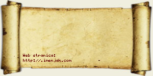 Jelisava Mališananin vizit kartica